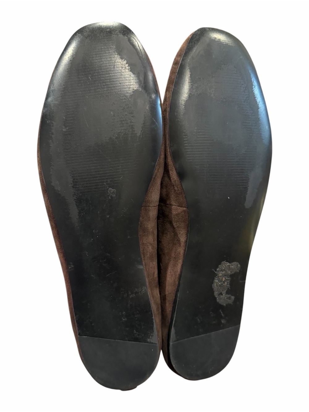 Nordstrom Brown Suede Slip-On Ballet Flats - Picture 7 of 9